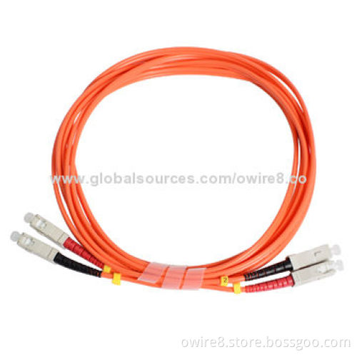 LC-LC Duplex OS1 (9/125um) Fiber Optic Patch Cord 3 Meters